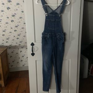 Levi’s super skinny stretch overalls